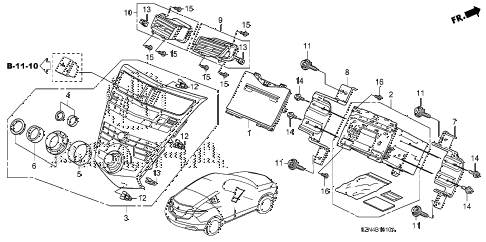 2012 ZDX BASE 5 DOOR 6AT AUDIO UNIT - CENTER MODULE diagram 2012 ZDX BASE 5 DOOR 6AT AUDIO UNIT - CENTER MODULE diagram