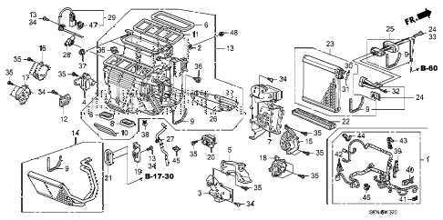 2012 ZDX TECH 5 DOOR 6AT HEATER UNIT diagram 2012 ZDX TECH 5 DOOR 6AT HEATER UNIT diagram