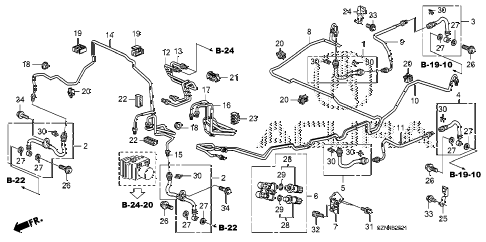 2011 ZDX ADV 5 DOOR 6AT BRAKE LINES (VSA) (2) diagram 2011 ZDX ADV 5 DOOR 6AT BRAKE LINES (VSA) (2) diagram