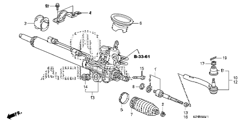 2012 ZDX ADV 5 DOOR 6AT P.S. GEAR BOX (2) diagram 2012 ZDX ADV 5 DOOR 6AT P.S. GEAR BOX (2) diagram