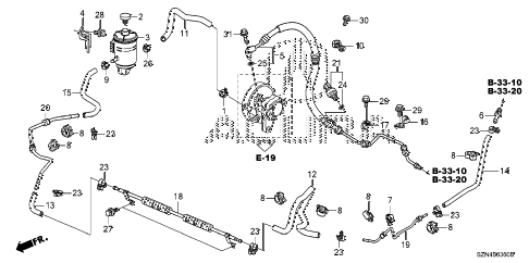 2013 ZDX 5 DOOR 6AT P.S. LINES (1) diagram 2013 ZDX 5 DOOR 6AT P.S. LINES (1) diagram