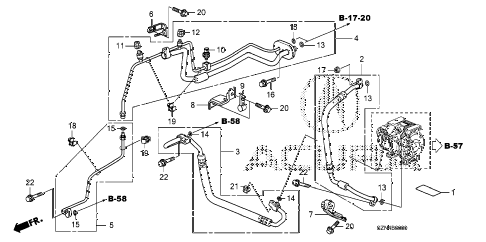 2011 ZDX ADV 5 DOOR 6AT A/C HOSES - PIPES diagram 2011 ZDX ADV 5 DOOR 6AT A/C HOSES - PIPES diagram