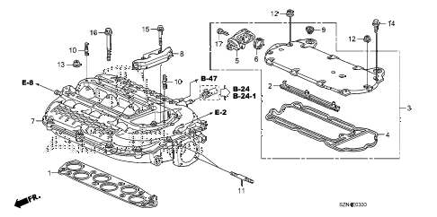 2011 ZDX ADV 5 DOOR 6AT INTAKE MANIFOLD diagram 2011 ZDX ADV 5 DOOR 6AT INTAKE MANIFOLD diagram