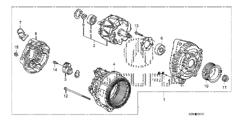 2011 ZDX ADV 5 DOOR 6AT ALTERNATOR (DENSO) diagram 2011 ZDX ADV 5 DOOR 6AT ALTERNATOR (DENSO) diagram