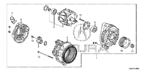 2010 ZDX ADV 5 DOOR 6AT ALTERNATOR (DENSO) diagram 2010 ZDX ADV 5 DOOR 6AT ALTERNATOR (DENSO) diagram