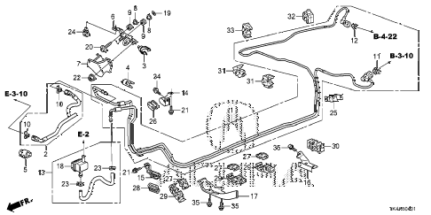 2013 TL ADV(SHAWD) 4 DOOR 6AT FUEL PIPE (4WD) diagram 2013 TL ADV(SHAWD) 4 DOOR 6AT FUEL PIPE (4WD) diagram