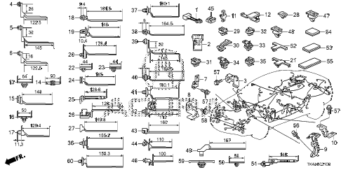 2013 TL ADV(SHAWD) 4 DOOR 6AT HARNESS BAND - BRACKET diagram 2013 TL ADV(SHAWD) 4 DOOR 6AT HARNESS BAND - BRACKET diagram