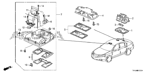 2013 TL ADV 4 DOOR 6AT INTERIOR LIGHT diagram 2013 TL ADV 4 DOOR 6AT INTERIOR LIGHT diagram