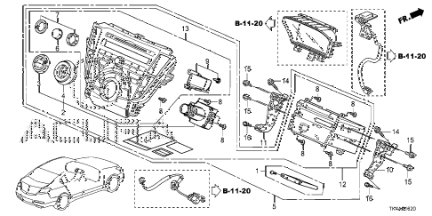 2013 TL ADV(SHAWD) 4 DOOR 6AT CENTER MODULE (NAVIGATION) diagram 2013 TL ADV(SHAWD) 4 DOOR 6AT CENTER MODULE (NAVIGATION) diagram