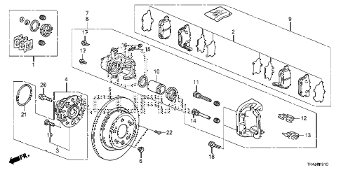 2013 TL ADV(SHAWD) 4 DOOR 6AT REAR BRAKE diagram 2013 TL ADV(SHAWD) 4 DOOR 6AT REAR BRAKE diagram