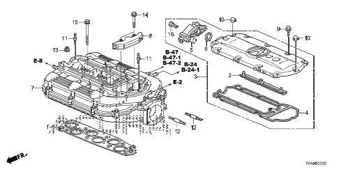 2013 TL ADV(SHAWD) 4 DOOR 6AT INTAKE MANIFOLD diagram 2013 TL ADV(SHAWD) 4 DOOR 6AT INTAKE MANIFOLD diagram