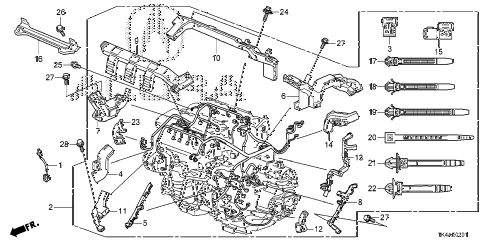 2013 TL ADV 4 DOOR 6AT ENGINE WIRE HARNESS (AT) diagram 2013 TL ADV 4 DOOR 6AT ENGINE WIRE HARNESS (AT) diagram