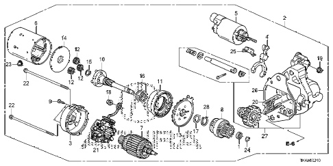 2013 TL ADV 4 DOOR 6AT STARTER MOTOR (DENSO) (AT) diagram 2013 TL ADV 4 DOOR 6AT STARTER MOTOR (DENSO) (AT) diagram