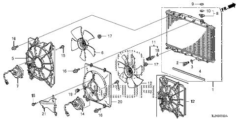 2012 TSX SE 4 DOOR 6MT RADIATOR diagram 2012 TSX SE 4 DOOR 6MT RADIATOR diagram