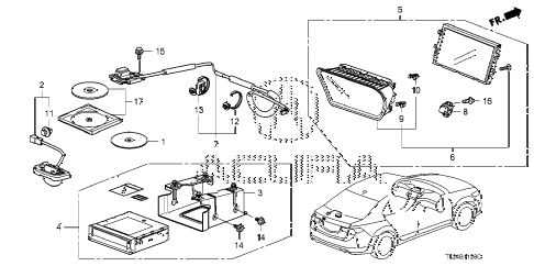 2009 TSX(TECH) 4 DOOR 5AT NAVIGATION SYSTEM (1) diagram 2009 TSX(TECH) 4 DOOR 5AT NAVIGATION SYSTEM (1) diagram