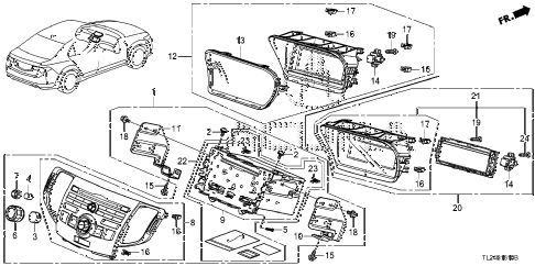 2012 TSX 4 DOOR 5AT AUDIO UNIT diagram 2012 TSX 4 DOOR 5AT AUDIO UNIT diagram