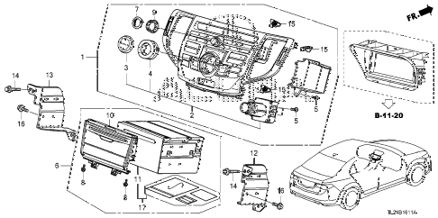 2009 TSX(TECH) 4 DOOR 5AT AUDIO UNIT (NAVIGATION) diagram 2009 TSX(TECH) 4 DOOR 5AT AUDIO UNIT (NAVIGATION) diagram