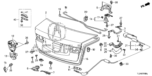 2012 TSX 4 DOOR 5AT TRUNK LID diagram 2012 TSX 4 DOOR 5AT TRUNK LID diagram