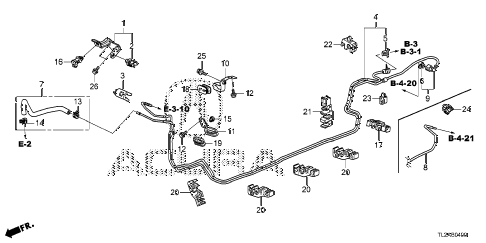 2014 TSX SE 4 DOOR 6MT FUEL PIPE (L4) diagram 2014 TSX SE 4 DOOR 6MT FUEL PIPE (L4) diagram