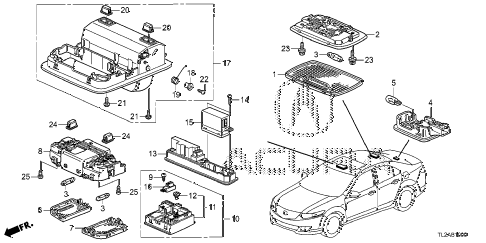 2014 TSX SE 4 DOOR 6MT INTERIOR LIGHT diagram 2014 TSX SE 4 DOOR 6MT INTERIOR LIGHT diagram