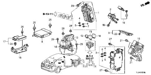 2014 TSX SE 4 DOOR 6MT CONTROL UNIT (CABIN) (1) diagram 2014 TSX SE 4 DOOR 6MT CONTROL UNIT (CABIN) (1) diagram