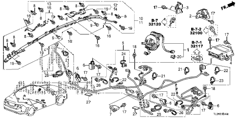 2014 TSX SE 4 DOOR 6MT SRS UNIT diagram 2014 TSX SE 4 DOOR 6MT SRS UNIT diagram