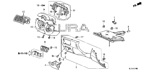 2014 TSX SE 4 DOOR 6MT INSTRUMENT PANEL GARNISH (DRIVER SIDE) diagram 2014 TSX SE 4 DOOR 6MT INSTRUMENT PANEL GARNISH (DRIVER SIDE) diagram