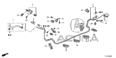2013 TSX 5 DOOR 5AT FUEL PIPE diagram 2013 TSX 5 DOOR 5AT FUEL PIPE diagram