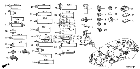 2013 TSX 5 DOOR 5AT HARNESS BAND - BRACKET diagram 2013 TSX 5 DOOR 5AT HARNESS BAND - BRACKET diagram