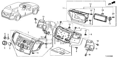 2013 TSX 5 DOOR 5AT AUDIO UNIT diagram 2013 TSX 5 DOOR 5AT AUDIO UNIT diagram