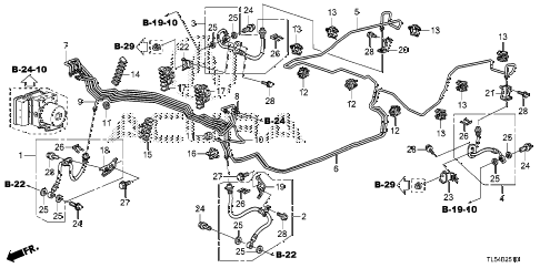 2011 TSX 5 DOOR 5AT BRAKE LINES (VSA) diagram 2011 TSX 5 DOOR 5AT BRAKE LINES (VSA) diagram
