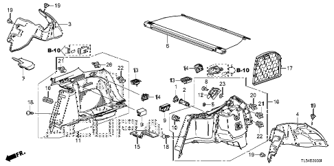 2012 TSX 5 DOOR 5AT SIDE LINING diagram 2012 TSX 5 DOOR 5AT SIDE LINING diagram
