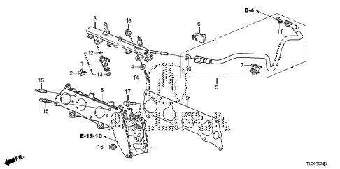 2012 TSX 5 DOOR 5AT FUEL INJECTOR diagram 2012 TSX 5 DOOR 5AT FUEL INJECTOR diagram