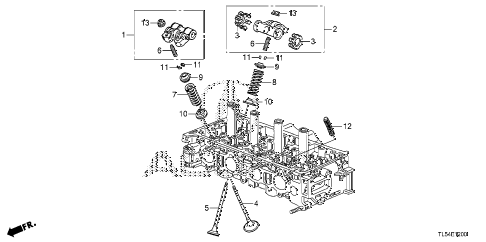 2011 TSXTEC 5 DOOR 5AT VALVE - ROCKER ARM diagram 2011 TSXTEC 5 DOOR 5AT VALVE - ROCKER ARM diagram