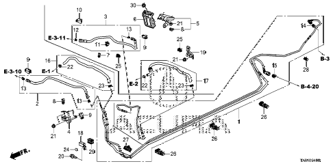 2013 ILX PRE2.4 4 DOOR 6MT FUEL PIPE (KA/KC) diagram 2013 ILX PRE2.4 4 DOOR 6MT FUEL PIPE (KA/KC) diagram
