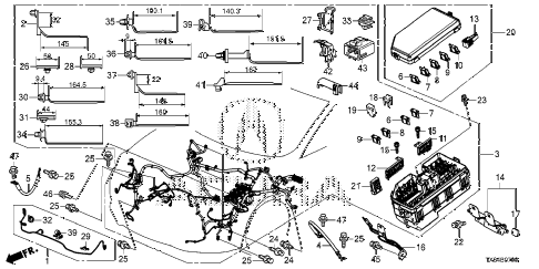 2013 ILX PRE2.4 4 DOOR 6MT WIRE HARNESS (1) diagram 2013 ILX PRE2.4 4 DOOR 6MT WIRE HARNESS (1) diagram