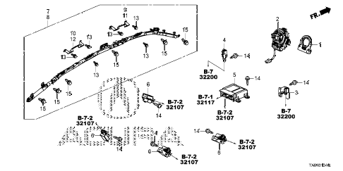 2013 ILX PRE2.4 4 DOOR 6MT SRS UNIT diagram 2013 ILX PRE2.4 4 DOOR 6MT SRS UNIT diagram