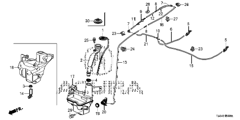 2013 ILX PRE2.4 4 DOOR 6MT WINDSHIELD WASHER diagram 2013 ILX PRE2.4 4 DOOR 6MT WINDSHIELD WASHER diagram