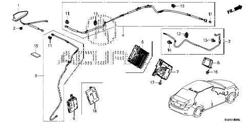 2013 ILX PRE2.4 4 DOOR 6MT ANTENNA diagram 2013 ILX PRE2.4 4 DOOR 6MT ANTENNA diagram