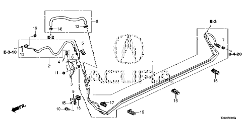 2014 ILX TECH 4 DOOR CVT FUEL PIPE diagram 2014 ILX TECH 4 DOOR CVT FUEL PIPE diagram