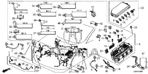 2014 ILX BASE 4 DOOR CVT WIRE HARNESS (1) diagram 2014 ILX BASE 4 DOOR CVT WIRE HARNESS (1) diagram