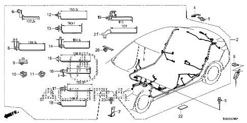 2013 ILX BASE 4 DOOR CVT WIRE HARNESS (3) diagram 2013 ILX BASE 4 DOOR CVT WIRE HARNESS (3) diagram