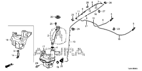 2013 ILX TECH 4 DOOR CVT WINDSHIELD WASHER diagram 2013 ILX TECH 4 DOOR CVT WINDSHIELD WASHER diagram