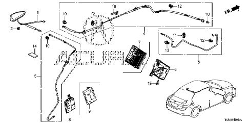 2013 ILX BASE 4 DOOR CVT ANTENNA diagram 2013 ILX BASE 4 DOOR CVT ANTENNA diagram