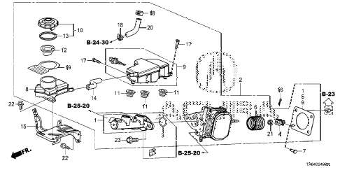 2014 ILX TECH 4 DOOR CVT BRAKE MASTER CYLINDER - MASTER POWER diagram 2014 ILX TECH 4 DOOR CVT BRAKE MASTER CYLINDER - MASTER POWER diagram
