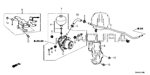 2013 ILX BASE 4 DOOR CVT BRAKE POWER UNIT diagram 2013 ILX BASE 4 DOOR CVT BRAKE POWER UNIT diagram