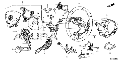2013 ILX TECH 4 DOOR CVT STEERING WHEEL diagram 2013 ILX TECH 4 DOOR CVT STEERING WHEEL diagram