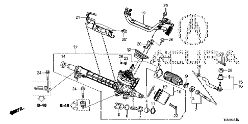 2014 ILX BASE 4 DOOR CVT P.S. GEAR BOX diagram 2014 ILX BASE 4 DOOR CVT P.S. GEAR BOX diagram