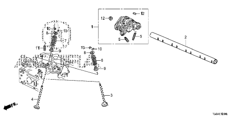 2013 ILX TECH 4 DOOR CVT VALVE - ROCKER ARM diagram 2013 ILX TECH 4 DOOR CVT VALVE - ROCKER ARM diagram