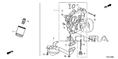 2014 ILX BASE 4 DOOR CVT OIL PUMP diagram 2014 ILX BASE 4 DOOR CVT OIL PUMP diagram